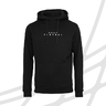 Unisex hoodie basic black and white černá CF