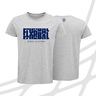 Man's t-shirt ZigZag grey Czech Floorball