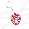 Silicone keychain CF logo