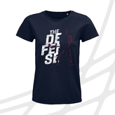 Women's t-shirt navy the defense