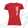 Woman's t-shirt vertical logo red CF