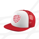 Kid´s snap cap trucker CF logo - red