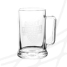 Beer mug engraved logo CF