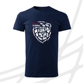 Men's t-shirt distorted logo navy CF