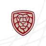 Badge with logo lion CF