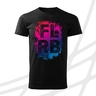 Tričko pánské černé motiv FLRB