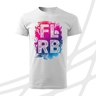 T-shirt children's white motif FLRB