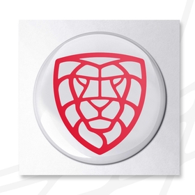 Gel sticker 3D 5cm Czech Floorball