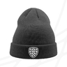 Beanie adults black embroidered logo lion CF