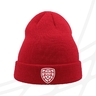 Beanie kids red embroidered logo lion CF