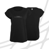 Women's t-shirt black and white - black CF